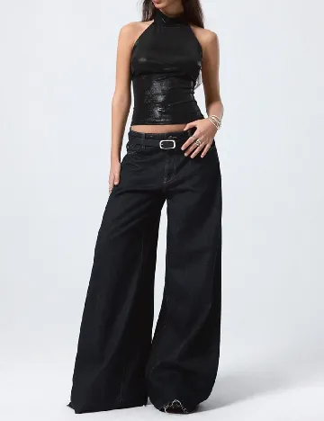Top SHEIN, negru