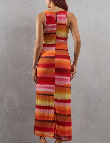 Rochie lunga WAREHOUSE, mix culori