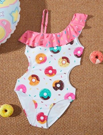 Costum de baie Shein Kids, mix culori