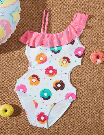 Costum de baie Shein Kids, mix culori