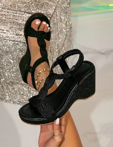 Sandale SHEIN, negru