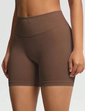 Pantaloni scurti SHEIN, maro