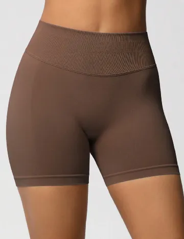 Pantaloni scurti SHEIN, maro