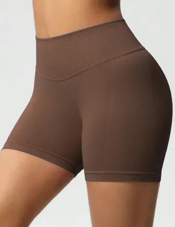 Pantaloni scurti SHEIN, maro