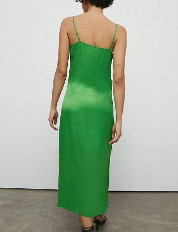 Rochie lunga WAREHOUSE, verde