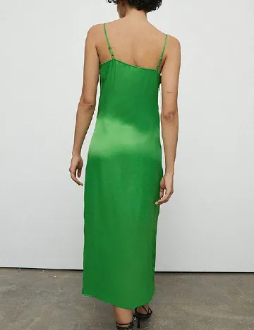 Rochie lunga WAREHOUSE, verde