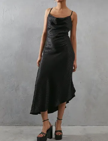 Rochie medie WAREHOUSE, negru