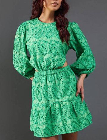 Rochie scurta WAREHOUSE, verde