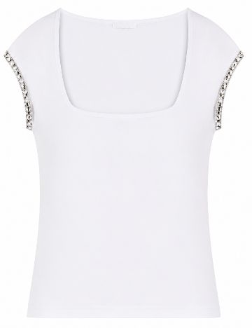 Top Zara, alb