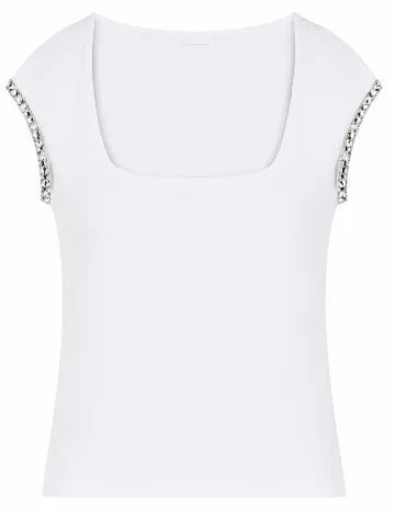 Top Zara, alb