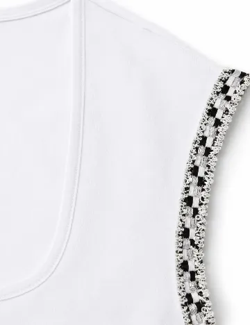 Top Zara, alb