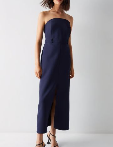 Rochie lunga WAREHOUSE, bleumarin