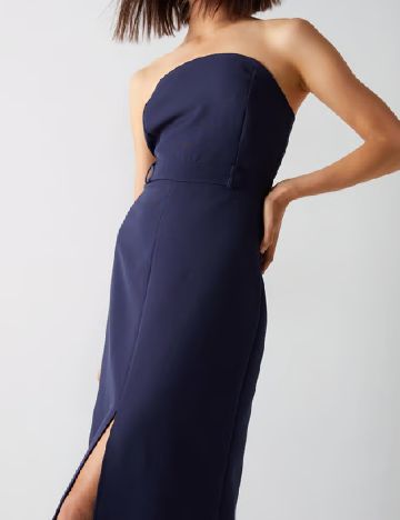 Rochie lunga WAREHOUSE, bleumarin