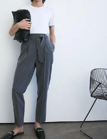 Pantaloni WAREHOUSE, gri
