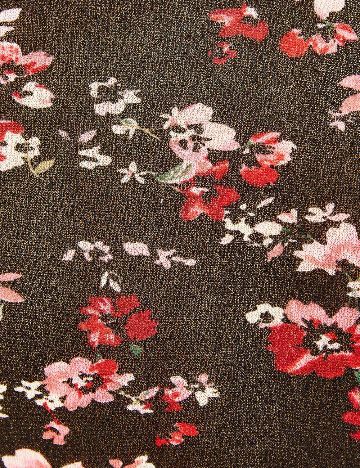 Bluza Bershka, negru floral