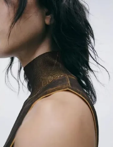Top Zara, verde