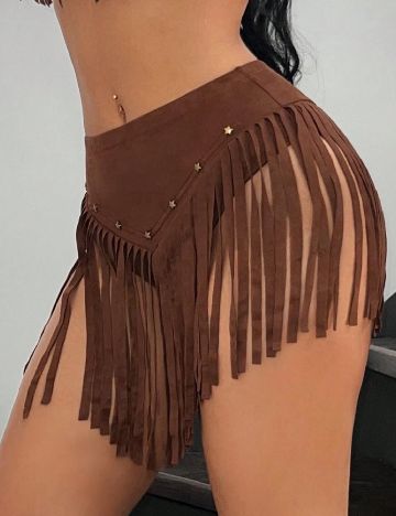Pantaloni scurti SHEIN, maro