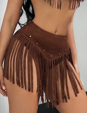 Pantaloni scurti SHEIN, maro