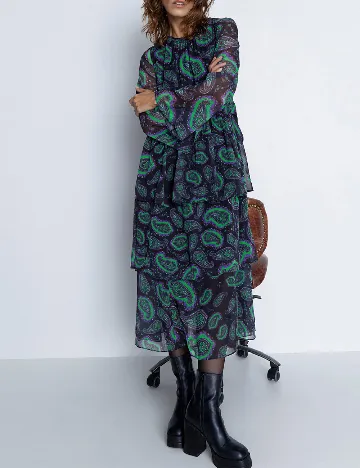 Rochie lunga WAREHOUSE, mix culori