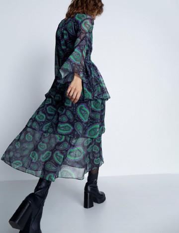Rochie lunga WAREHOUSE, mix culori
