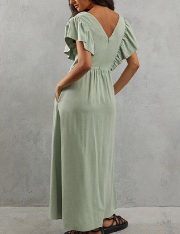 Rochie medie WAREHOUSE, verde