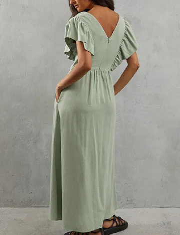 Rochie medie WAREHOUSE, verde