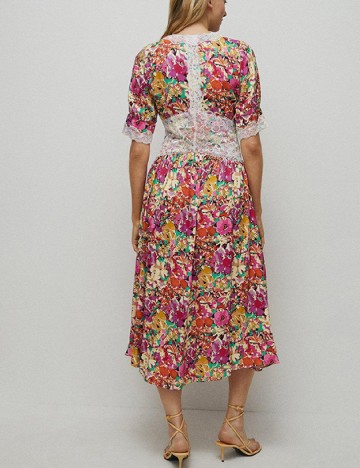 Rochie medie WAREHOUSE, mix culori