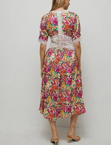 Rochie medie WAREHOUSE, mix culori
