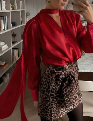 Bluza SHEIN, rosu