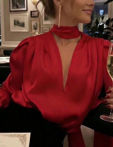 Bluza SHEIN, rosu