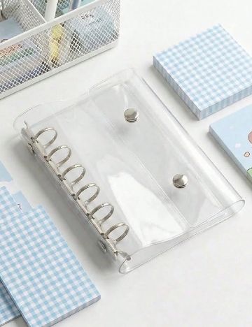 Husa pentru agenda SHEIN, transparent/roz