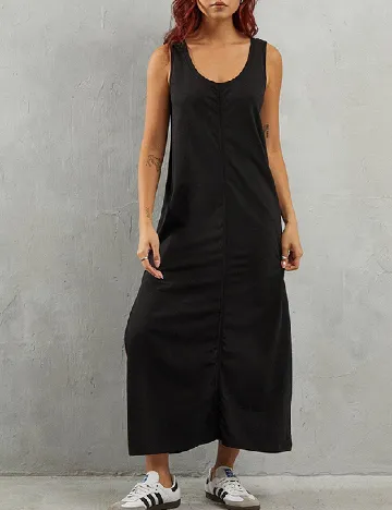 Rochie lunga WAREHOUSE, negru