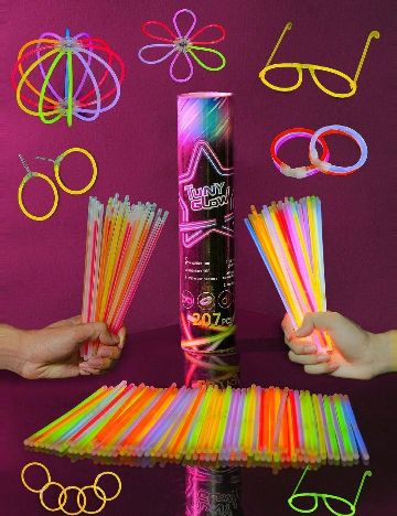 Set bratari fosforescente, 50 bucati SHEIN, mix culori