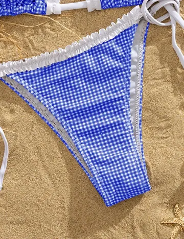 Costum de baie SHEIN, albastru