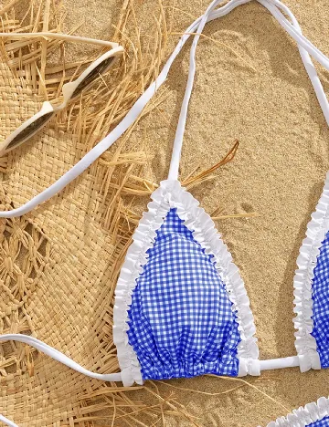 Costum de baie SHEIN, albastru