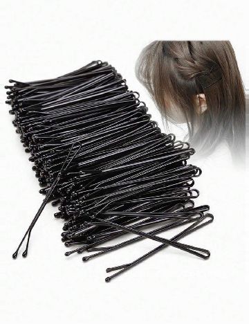 Set agrafe de par, 20 bucati SHEIN, negru