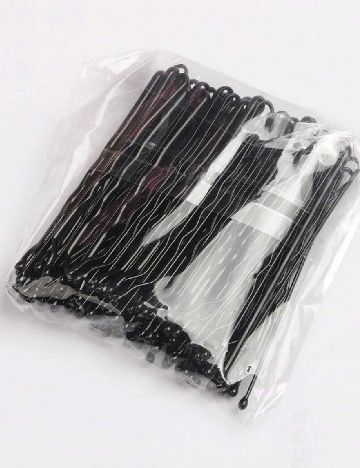 Set agrafe de par, 20 bucati SHEIN, negru