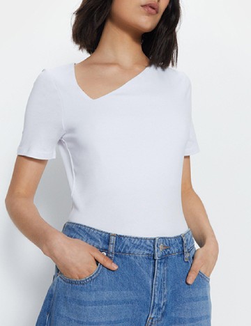Tricou WAREHOUSE, alb