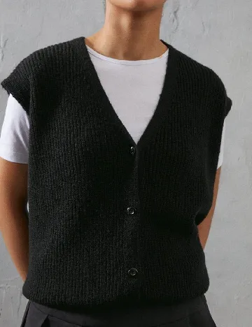 Vesta oversize WAREHOUSE, negru