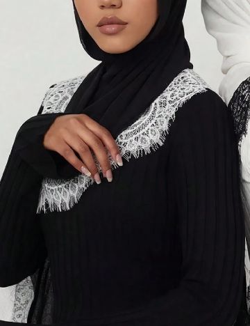 Esarfa SHEIN, negru