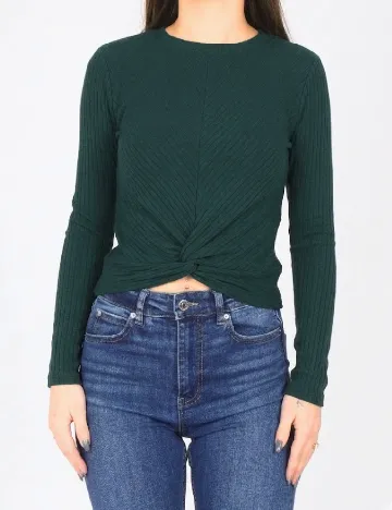 Top Bershka, verde