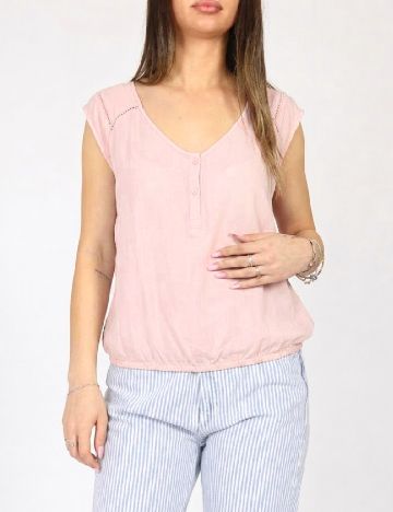 Top Bershka, roz deschis