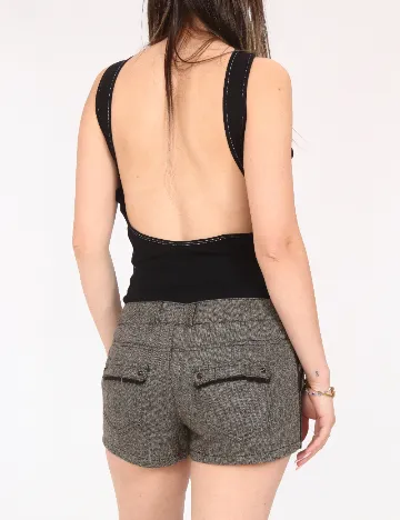 Pantaloni scurti Bershka, maro