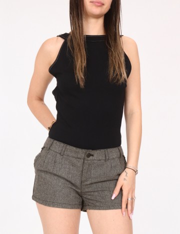 Pantaloni scurti Bershka, maro
