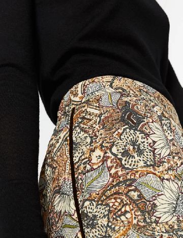 Pantaloni Zara, maro