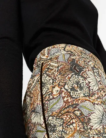 Pantaloni Zara, maro
