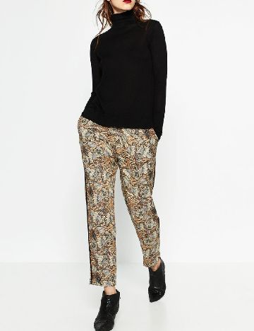 Pantaloni Zara, maro