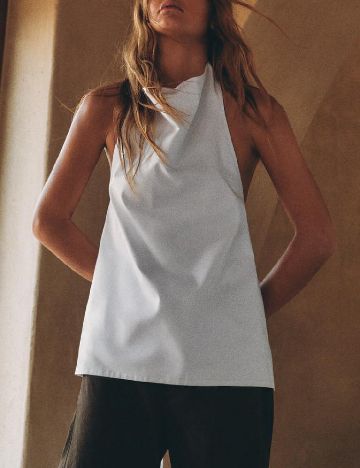 Top Zara, alb