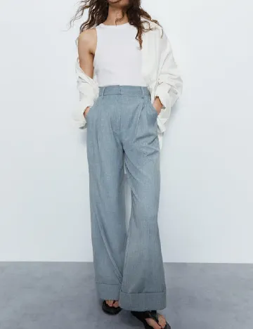 Pantaloni WAREHOUSE, bleu