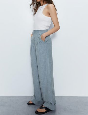Pantaloni WAREHOUSE, bleu